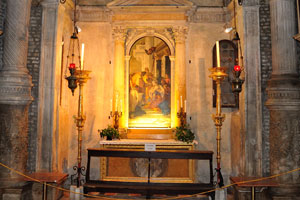 Last Communion of St. Lucy by Giambattista Tiepolo in the Santi Apostoli church