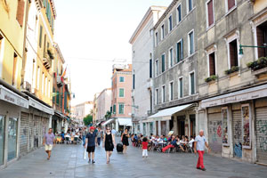 If you like the buzz and shops and crowds, take a long slow walk through Strada Nuova