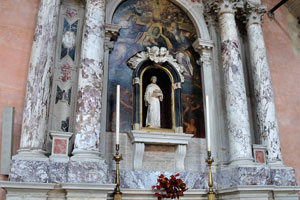 Altar of St. Nicholas of Tolentino: Coronation of the Virgin (Anonymous)