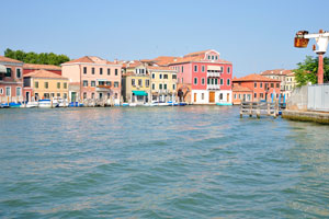 Fondamenta Venier is a seafront street on Murano island