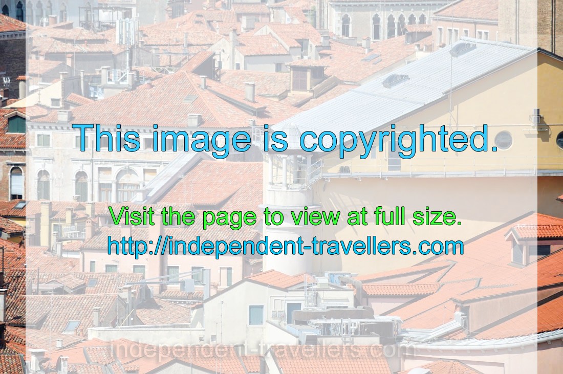 Tiled roofs of Venice