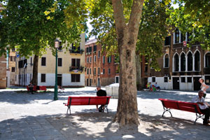 The Campo di Sant'Agnese square