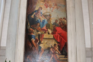 Madonna enthroned with Saints by Sebastiano Ricci