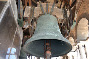 The bell inside the St Mark's bell tower