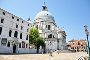 Santa Maria della Salute is the point “B” of our walking tour