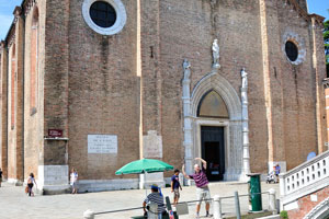 It's me on the background of the church of Frari