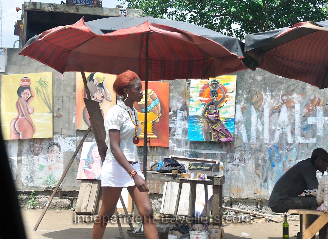 Local exhibition of paintings and drawings is located on the street of Rue du Chevalier de Clieu