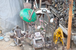 The metal objects are on the CAVA souvenir market