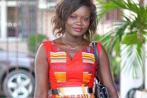 A good-looking Ivorian girl