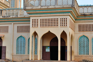The entrance to the Grand Mosque