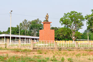 The monument of the soldier
