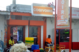 The Coqivoire poultry shop