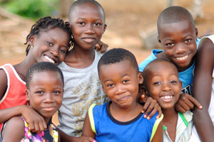 Lovely Ivorian children