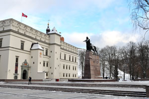 The monument to Grand Duke Gediminas was unveiled in September 1996