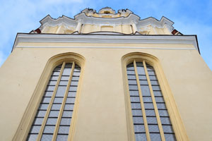 This is the facade of the Church of St. Johns, St. John the Baptist and St. John the Apostle and Evangelist