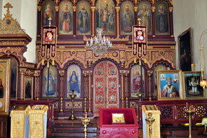 This is the altar of the Cathedral of the Theotokos