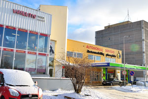 NESTE Pašilaičių gas station is located beside UAB “VAIKUTIS” baby store