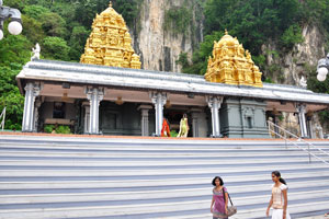 Batu Caves in Malaysia is a must-see once you tire of shopping and wandering Kuala Lumpur