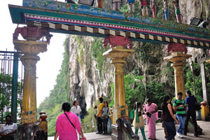 You have to climb 272 steps, which will lead you to the religious and magnificent Batu Caves