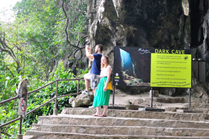 Dark cave is a two-kilometer network of relatively untouched caverns