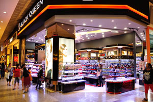 You can find Black Queen jewelry store at Lot G-23A and 24A inside Berjaya Times Square