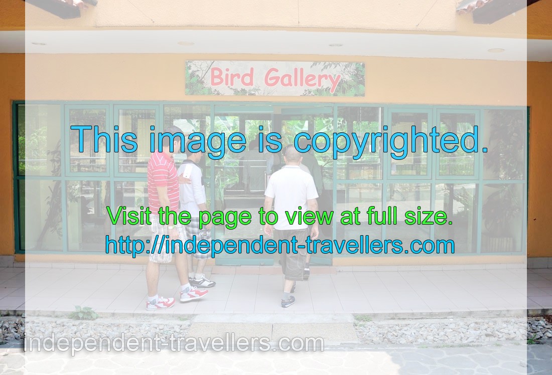 Entrance to the “Bird Gallery”