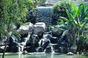 The second artificial waterfall