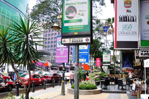 We are located on Jalan Bukit Bintang in the place which is not far from Bukit Bintang monorail station