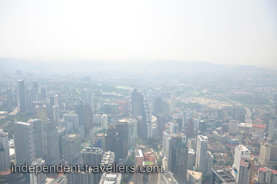 360 degree open observation deck is perfect for a spectacular view of KL