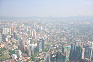 Ticket to the open air observation deck costs RM99