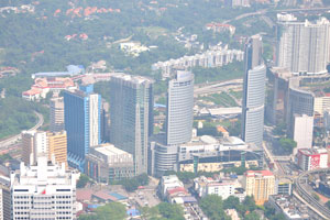 KL Tower is like the Eiffel Tower in Paris, you can walk around and overview KL