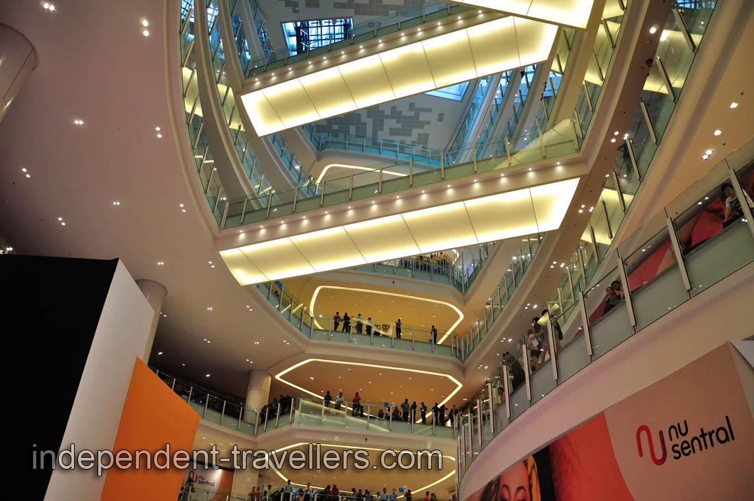 Nu Sentral Shopping Mall is open seven days a week