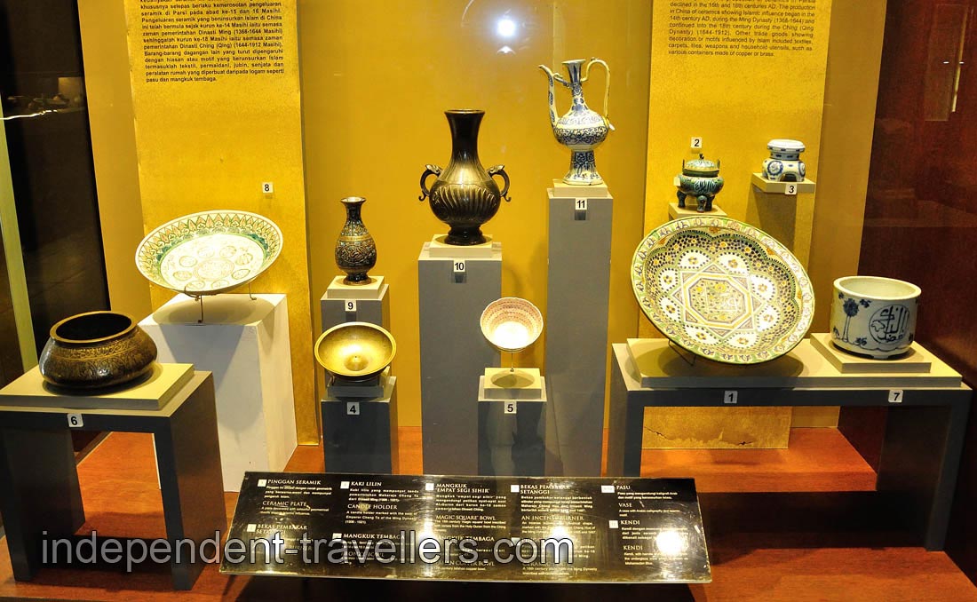 Incense burner &ldquo;7&rdquo;, Ceramic plate &ldquo;8&rdquo; and Vases &ldquo;9-10&rdquo;
