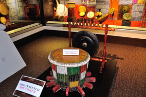 Ancient drum and gong