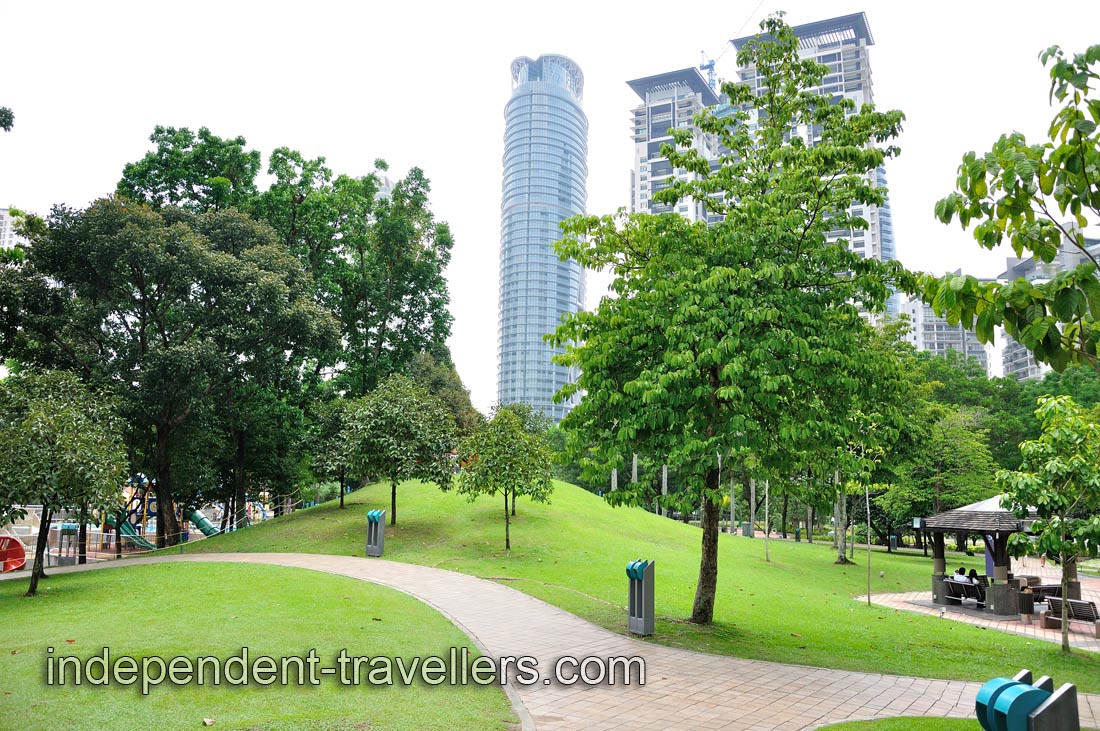 Conservation and bio-diversity was a major influence in the creation of the KLCC park