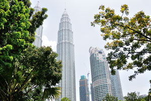 Petronas towers are amazing but their surroundings are also astonishing