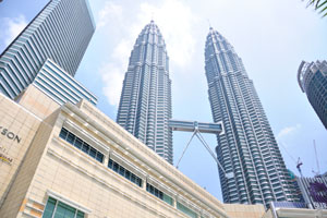 Petronas Towers are breathtaking! Just looking up at the towers from the outside is an awesome experience