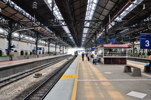 Platform number 3 of Kuala Lumpur railway station
