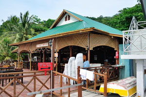 New Cocohut restaurant is located beside Suhaila Palace