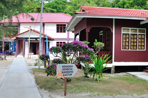 Two storey building of Flora Bay Divers Resort