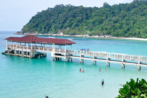 This famous pier is located on the PIR beach