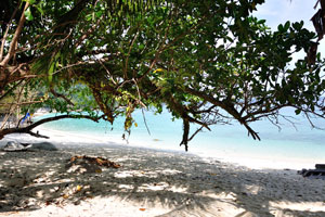 This beach is one of the best if you want to relax in the secluded place