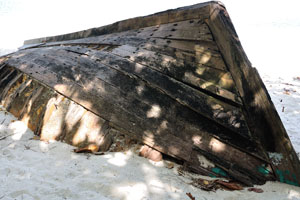 Dilapidated boat