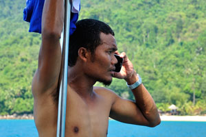 Boat's driver phoned because Mira beach was the destination point for some of the passengers