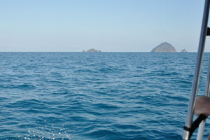 Serengeh island and Susu Dara islands appeared before our eyes