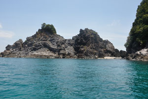 We snorkeled on the Serengeh island in this place