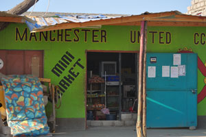 “Manchester United CC” mini market is in Sesfontein