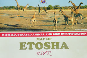 Map of Etosha, the front cover
