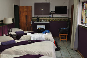 The rooms are quite spacious in the Onze Rust Guest House