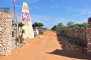 The entrance gates to Harnas Wildlife Foundation